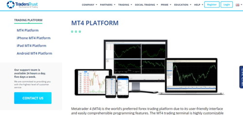 TradersTrust pagina web