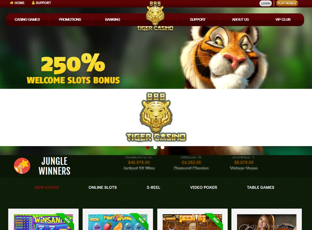 888 tiger casino no deposit code
